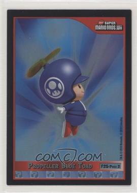 2010 Enterplay Super Mario Bros. Wii - Foil #F25-PUZZ 2 - Propeller Blue Toad