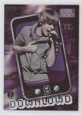 2010 Panini Justin Bieber - Download - 1st Print #1 - Justin Bieber [EX to NM]