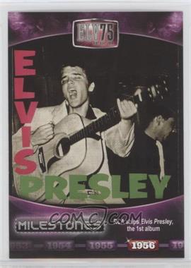 2010 Press Pass Elvis Presley Milestones - [Base] - 75th Birthday Foil #12 - RCA ships Elvis Presley, the 1st album