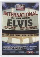 Elvis opens 4 week engagement at the International Hotel in Las Vegas
