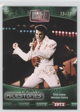 2010 Press Pass Elvis Presley Milestones - [Base] - Diamond #57 - Elvis makes television history /75