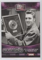 Elvis receives gold record for 