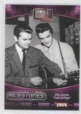 2010 Press Pass Elvis Presley Milestones - [Base] #5 - Elvis records "That's All Right"