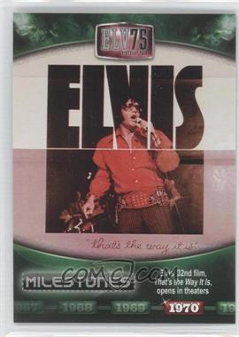 2010 Press Pass Elvis Presley Milestones - [Base] #51 - Elvis' 32nd film, That's the Way It Is, opens in theaters