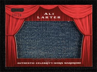 2010 Razor Pop Century - Authentic Celebrity-Worn Wardrobe - Red #SW-3 - Ali Larter /20