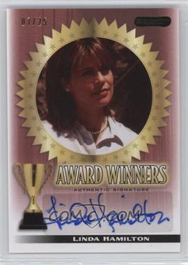 2010 Razor Pop Century - Award Winners Autographs - Red #AW-LH3 - Linda Hamilton /25