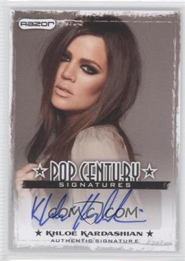 2010 Razor Pop Century - Signatures #AU-KK1 - Khloe Kardashian