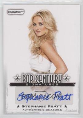 2010 Razor Pop Century - Signatures #AU-SP1 - Stephanie Pratt
