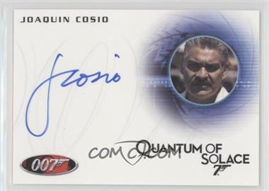 2010 Rittenhouse James Bond: Heroes and Villains - Horizontal Autographs #A146 - Quantum of Solace - Joaquin Cosio as General Medrano