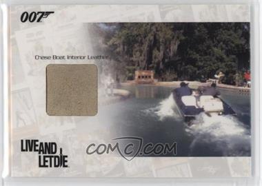 2010 Rittenhouse James Bond: Heroes and Villains - Relics #JBR7 - Live and Let Die - Chase Boat Interior Leather /444