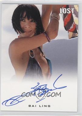 2010 Rittenhouse LOST: Archives - Multi-Product Insert Autographs #_BALI2 - Bai Ling as Achara (Looking to her right)