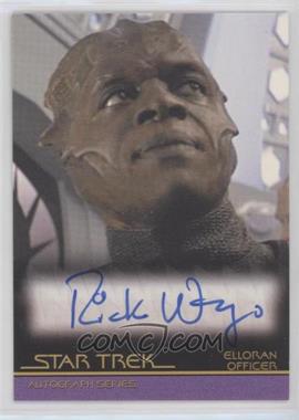 2010 Rittenhouse The "Quotable" Star Trek Movies - Autographs #A110 - Rick Worthy as Elloran Officer
