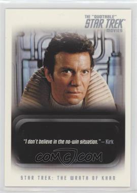 2010 Rittenhouse The "Quotable" Star Trek Movies - Promos #P2 - Star Trek: The Wrath of Kahn