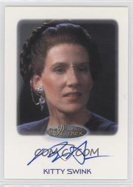 2010 Rittenhouse The Women of Star Trek - Autographs #_KISW - Kitty Swink as Minister Rozahn