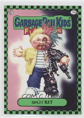 2010 Topps Garbage Pail Kids Flashback - [Base] - Green #16a - Split Kit