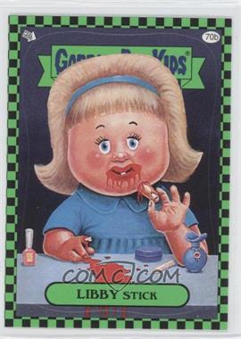 2010 Topps Garbage Pail Kids Flashback - [Base] - Green #70b - Libby Stick