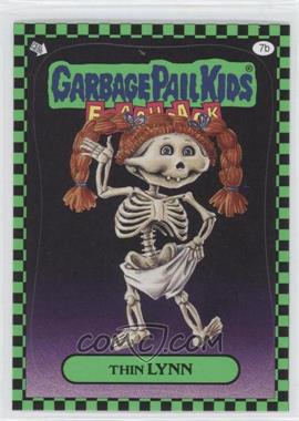 2010 Topps Garbage Pail Kids Flashback - [Base] - Green #7b - Thin Lynn