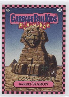 2010 Topps Garbage Pail Kids Flashback - [Base] - Pink #22b - Barren Aaron