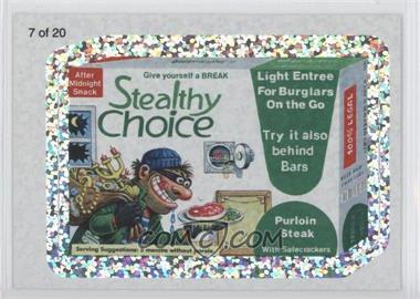 2010 Topps Wacky Packages All New Series 7 - Wack-O-Mercial - Silver Flash Foil #7 - Stealthy Choice
