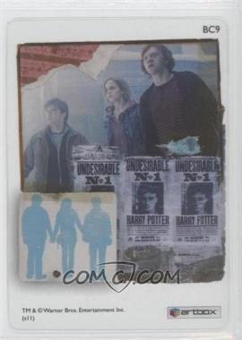 2011 Artbox Harry Potter and the Deathly Hallows Part 2 - Base Clear #BC9 - Harry Potter, Ron Weasley, Hermione Granger