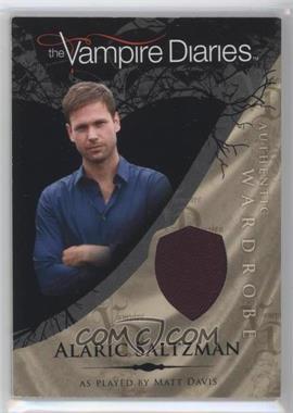 2011 Cryptozoic The Vampire Diaries Season 1 - Authentic Wardrobe #M18 - Alaric Saltzman as played by Matt Davis