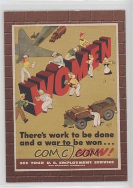 2011 Cult Stuff Propaganda & Posters - [Base] #14 - Women There's Work to be Done