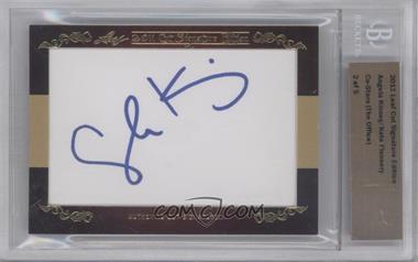 2011 Leaf Cut Signature Edition - Authentic Cut Signatures #_AKKF - Angela Kinsey, Kate Flannery /5 [BGS Authentic]