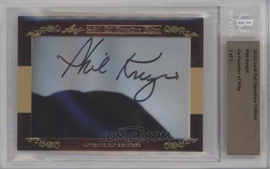 2011 Leaf Cut Signature Edition - Authentic Cut Signatures #_PHKN - Phil Knight /1 [Cut Signature]