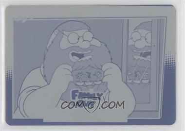 2011 Leaf Family Guy Seasons 3-5 - [Base] - Printing Plate Cyan #BS12 - Brian Wallows and Peter's Swallows /1