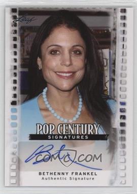 2011 Leaf Pop Century - [Base] #BA-BF1 - Bethenny Frankel