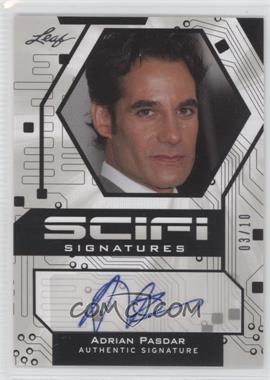 2011 Leaf Pop Century - Sci-Fi Signatures - Silver #SF-AP1 - Adrian Pasdar /10