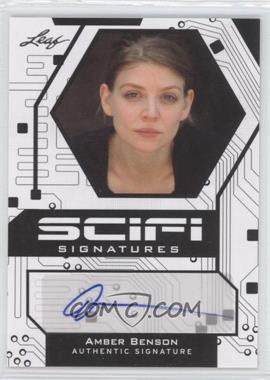 2011 Leaf Pop Century - Sci-Fi Signatures #SF-AB1 - Amber Benson