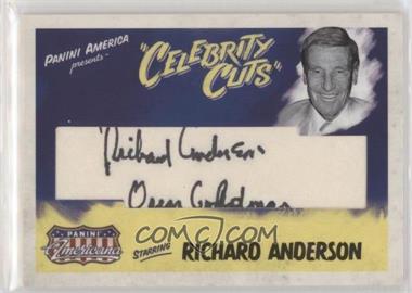 2011 Panini Americana - Celebrity Cuts Cut Signatures #19.2 - Richard Anderson /30