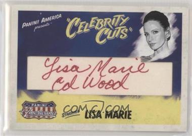 2011 Panini Americana - Celebrity Cuts Cut Signatures #64.5 - Lisa Marie /40
