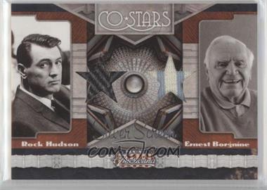 2011 Panini Americana - Co-Stars Materials - Silver Screen #3 - Rock Hudson, Ernest Borgnine /99