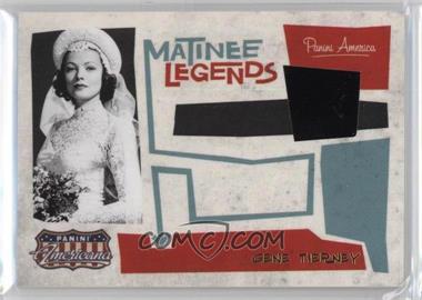 2011 Panini Americana - Matinee Legends - Materials #18 - Gene Tierney /499