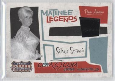 2011 Panini Americana - Matinee Legends - Silver Screen Materials #13 - Jayne Mansfield /99