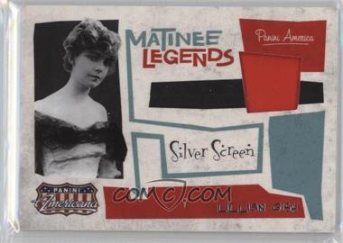 2011 Panini Americana - Matinee Legends - Silver Screen Materials #8 - Lillian Gish /99