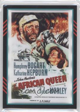 2011 Panini Americana - Movie Posters Materials - Combo #14 - Katharine Hepburn, Humphrey Bogart (The African Queen) /499