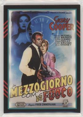 2011 Panini Americana - Movie Posters Materials - Combo #19 - Gary Cooper, Grace Kelly (Mezzogiorno di Fuoco) /499