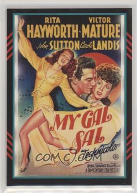 2011 Panini Americana - Movie Posters Materials - Combo #2 - Rita Hayworth, Victor Mature (My Gal Sal) /499