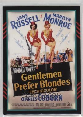 2011 Panini Americana - Movie Posters Materials - Combo #36 - Jane Russell, Marilyn Monroe (Gentlemen Prefer Blondes) /499