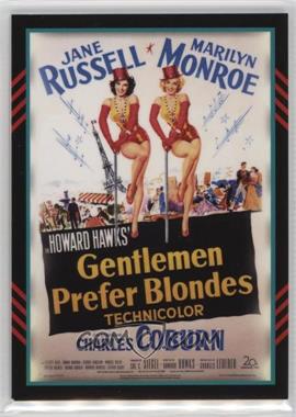 2011 Panini Americana - Movie Posters Materials - Combo #36 - Jane Russell, Marilyn Monroe (Gentlemen Prefer Blondes) /499