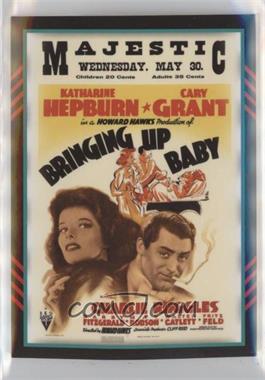 2011 Panini Americana - Movie Posters Materials - Combo #40 - Cary Grant, Katharine Hepburn (Bringing Up Baby) /499 [Poor to Fair]