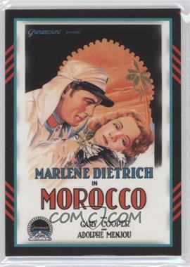 2011 Panini Americana - Movie Posters Materials - Combo #48 - Gary Cooper, Marlene Dietrich (Morocco) /499