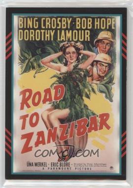 2011 Panini Americana - Movie Posters Materials - Combo #54 - Bing Crosby, Dorothy Lamour (Road to Zanzibar) /499