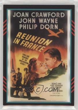 2011 Panini Americana - Movie Posters Materials - Without Serial Number #9 - John Wayne (Reunion in France)