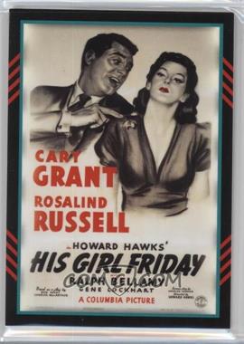 2011 Panini Americana - Movie Posters Materials #20 - Cary Grant (His Girl Friday) /499