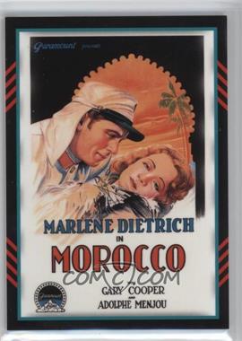 2011 Panini Americana - Movie Posters Materials #48 - Marlene Dietrich (Morocco) /499