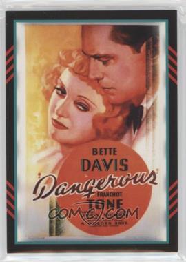 2011 Panini Americana - Movie Posters Materials #5 - Bette Davis (Dangerous) /499